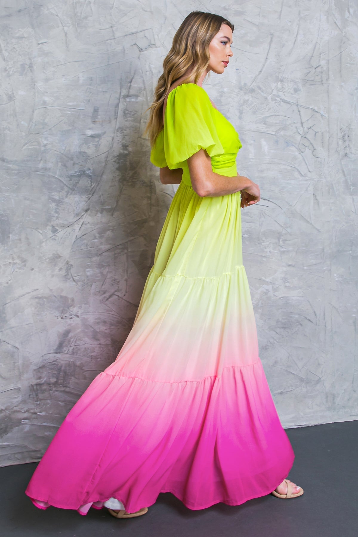 Size Medium, AS FREE AS THE OCEAN WOVEN MAXI DRESS - FINAL SALE