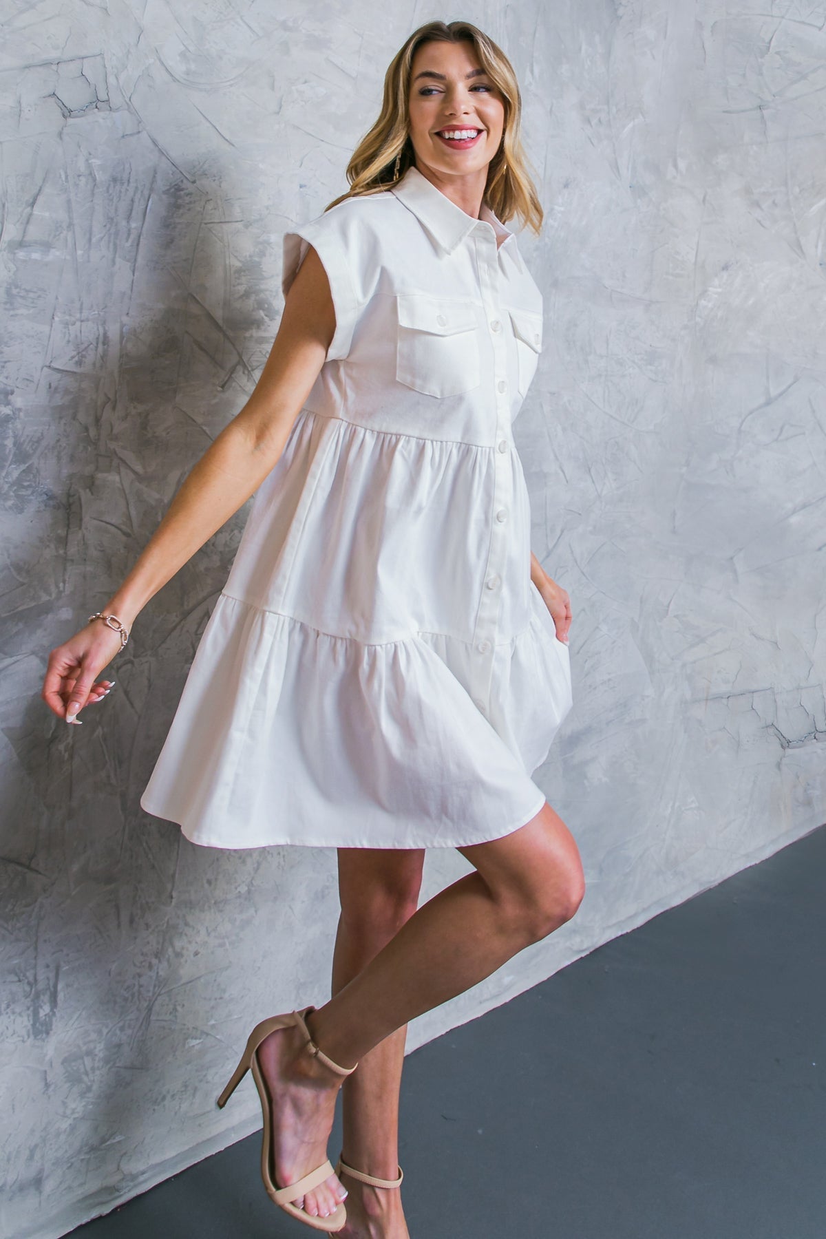 COMMON GROUND - FRONT POCKET MINI DRESS
