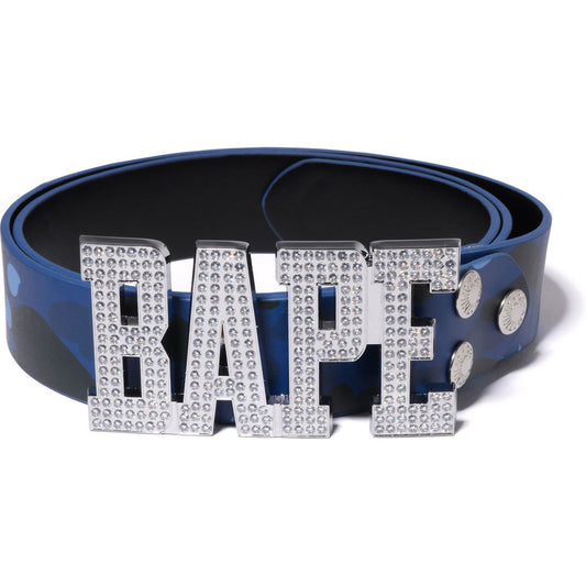 CEINTURE EN CUIR BAPE COLOR CAMO POUR HOMMES
