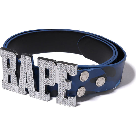CEINTURE EN CUIR BAPE COLOR CAMO POUR HOMMES