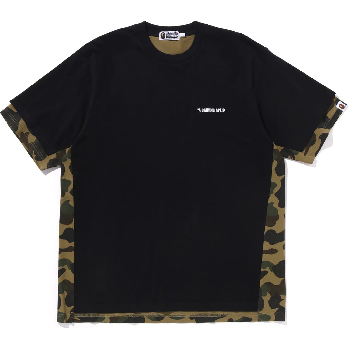 1ST CAMO HEAVY WASHED BLOCKING RELAXED FIT TEE HERREN
