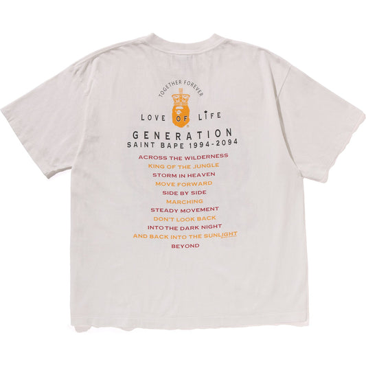 BAPE X SAINT MXXXXXX GENERATION TEE MENS