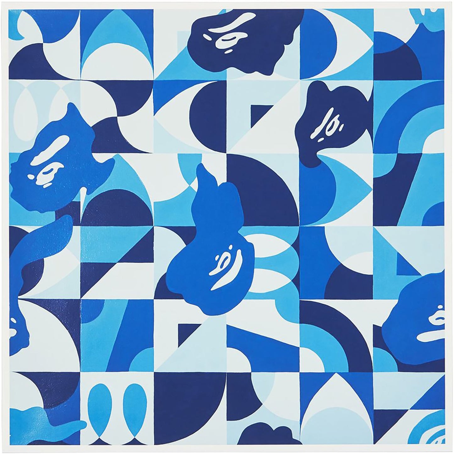 BAPEA X ILIZARBE ABC CAMO BLAU von ALVARO ILIZARBE