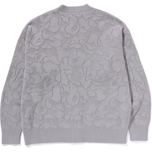 CARDIGAN UNI CAMOUFLAGE JACQUARD ONE POINT HOMME