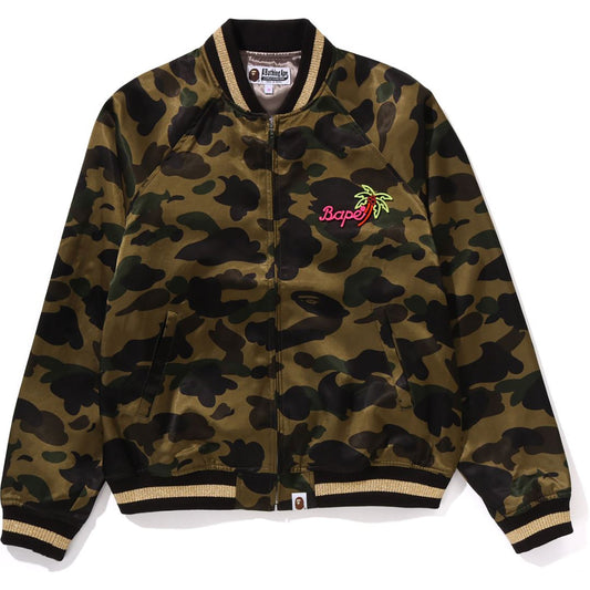 1ÈRE VESTE SOUVENIR CAMO NEON APE HEAD FEMME