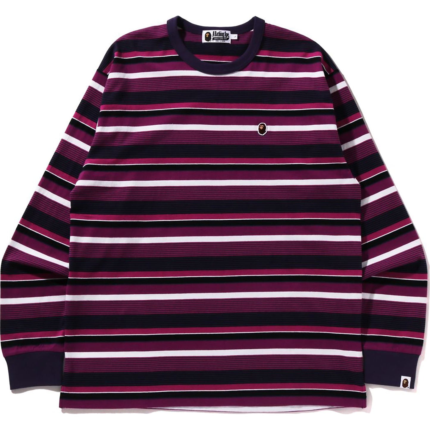 APE HEAD ONE POINT HOOP L/S T-SHIRT RELAXED FIT HERREN