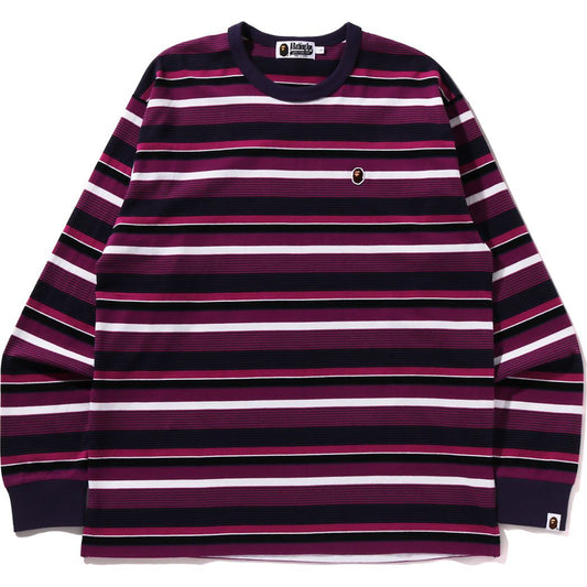 APE HEAD ONE POINT HOOP L/S T-SHIRT RELAXED FIT HERREN