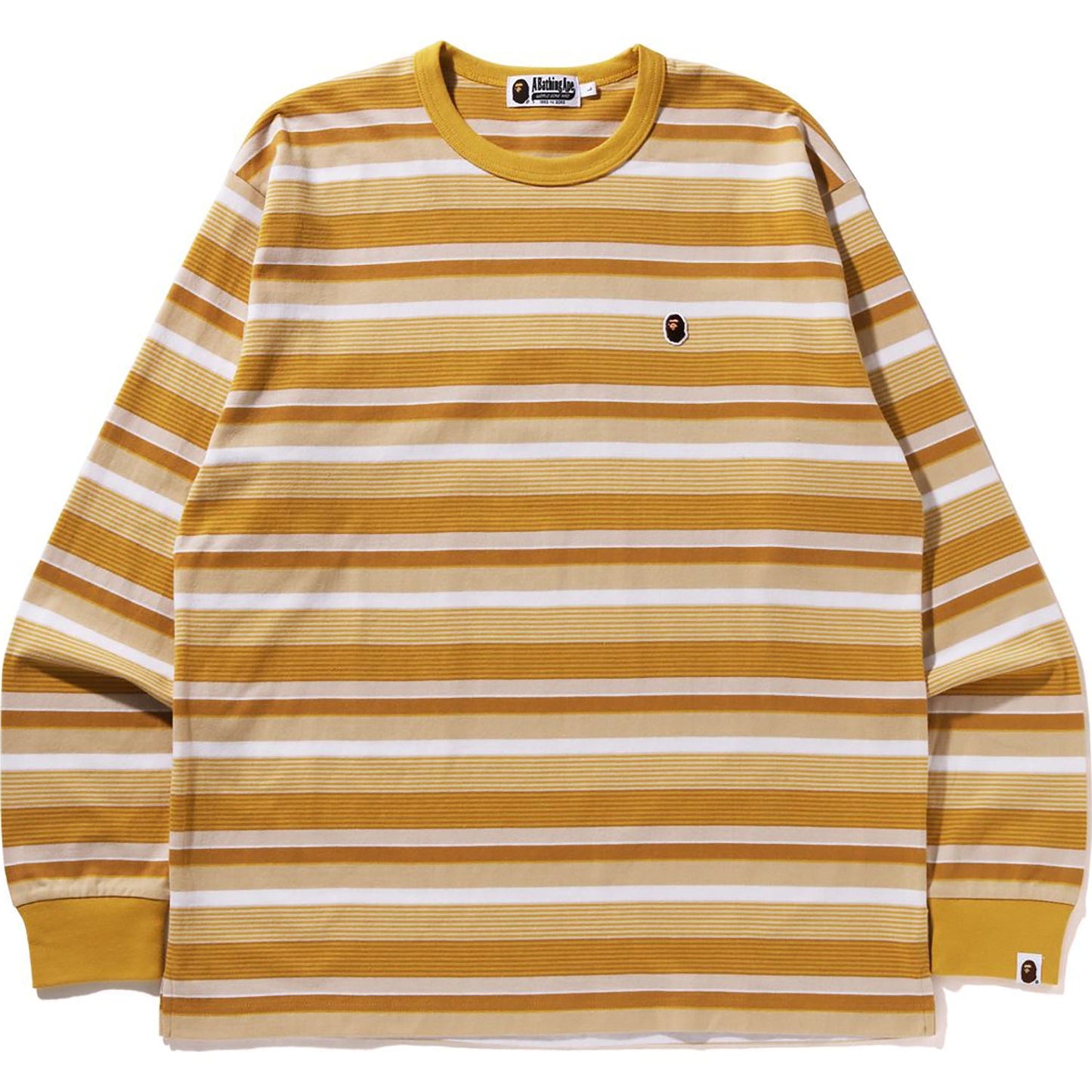 APE HEAD ONE POINT HOOP L/S T-SHIRT RELAXED FIT HERREN