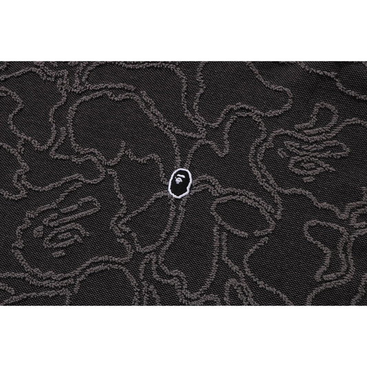 Sweat à capuche en jacquard camouflage fluo, coupe décontractée pour homme