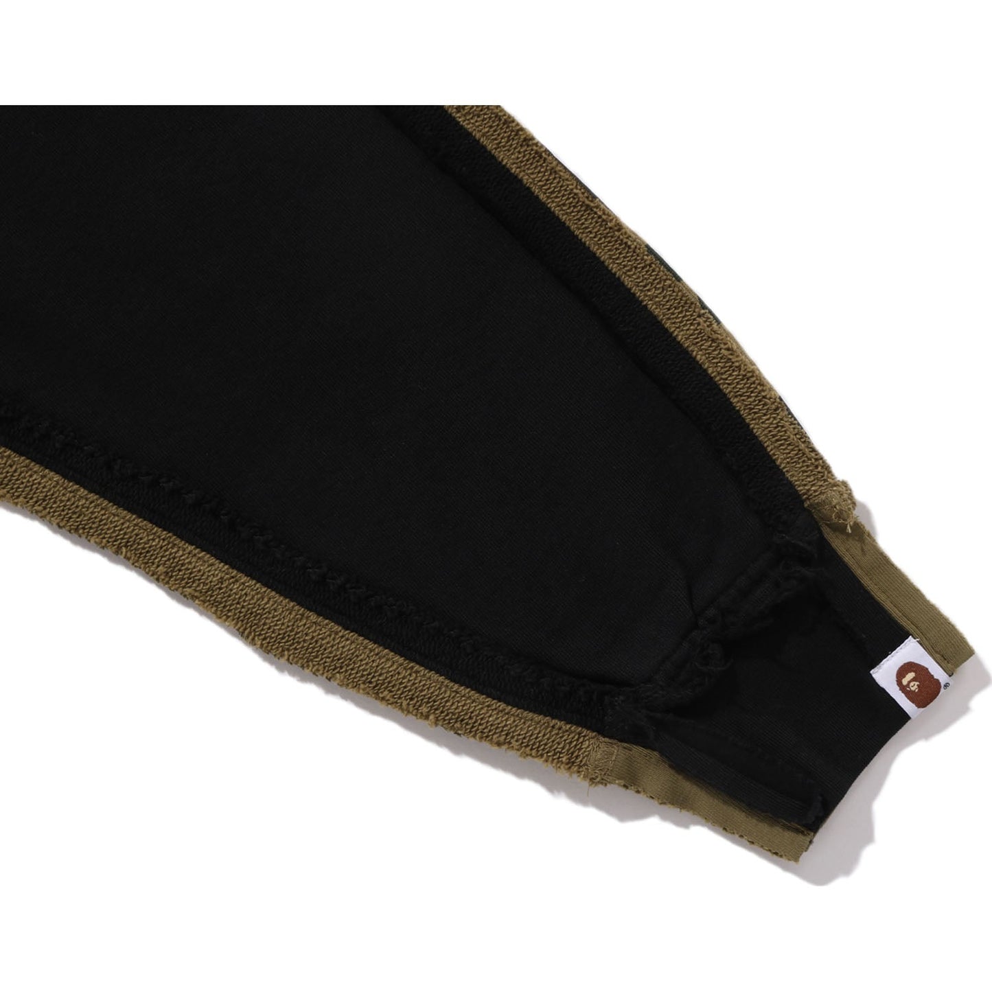 1er pull à capuche camouflage à bords bruts, coupe décontractée pour homme