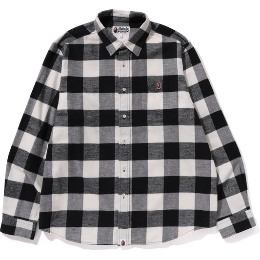 CHEMISE À CARREAUX COLLEGE BLOCK COUPE DÉCONTRACTÉE HOMME