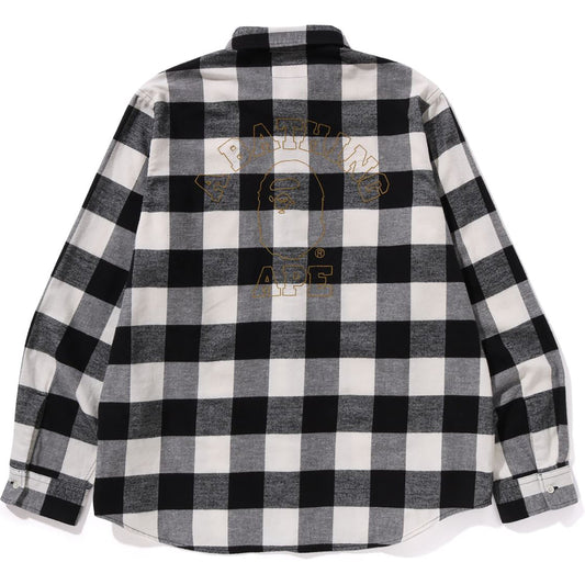 CHEMISE À CARREAUX COLLEGE BLOCK COUPE DÉCONTRACTÉE HOMME