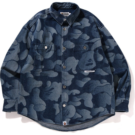 CHEMISE EN JEAN CAMOUFLAGE LASER UNIFORME POUR HOMMES