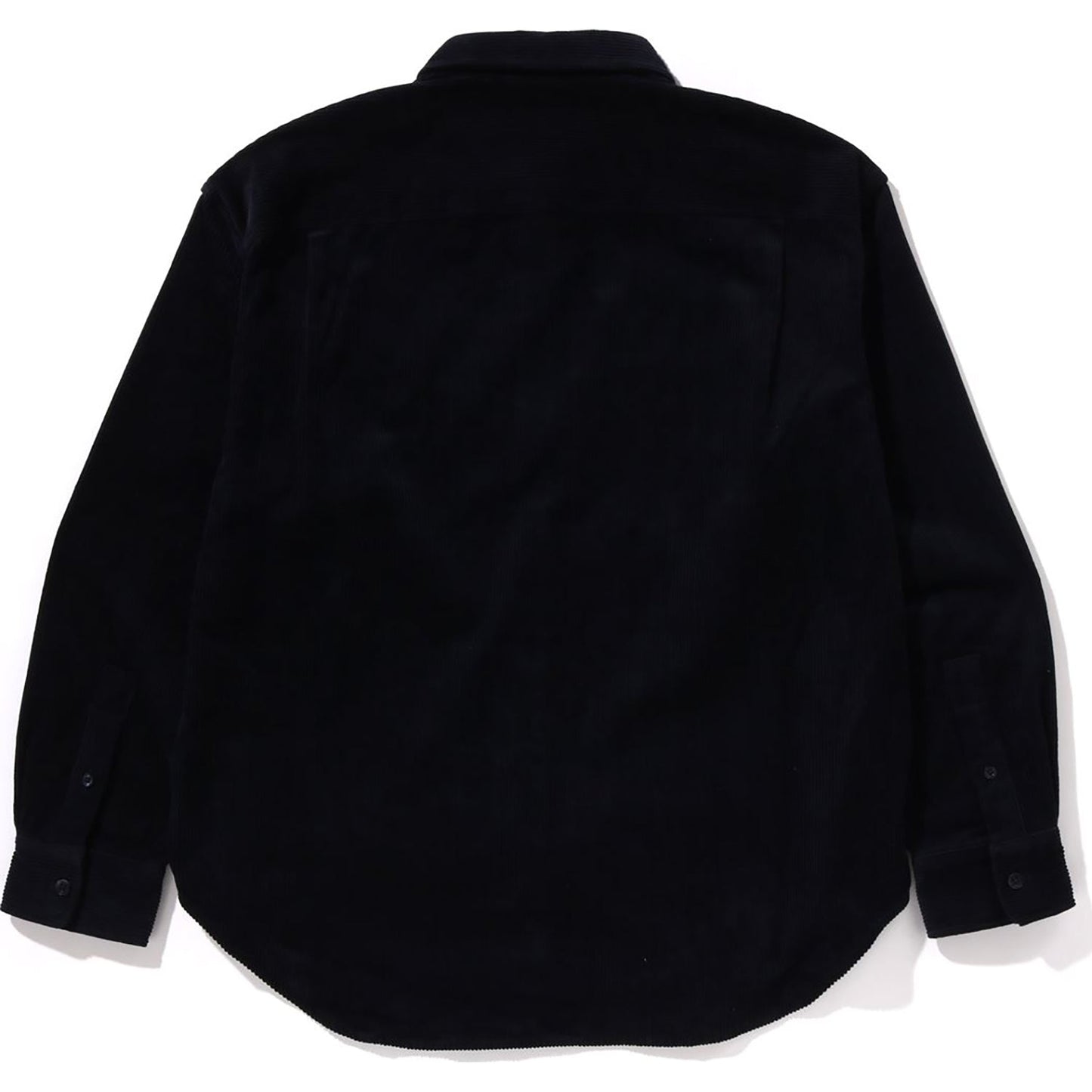 Chemise à manches longues en velours côtelé One Point pour homme