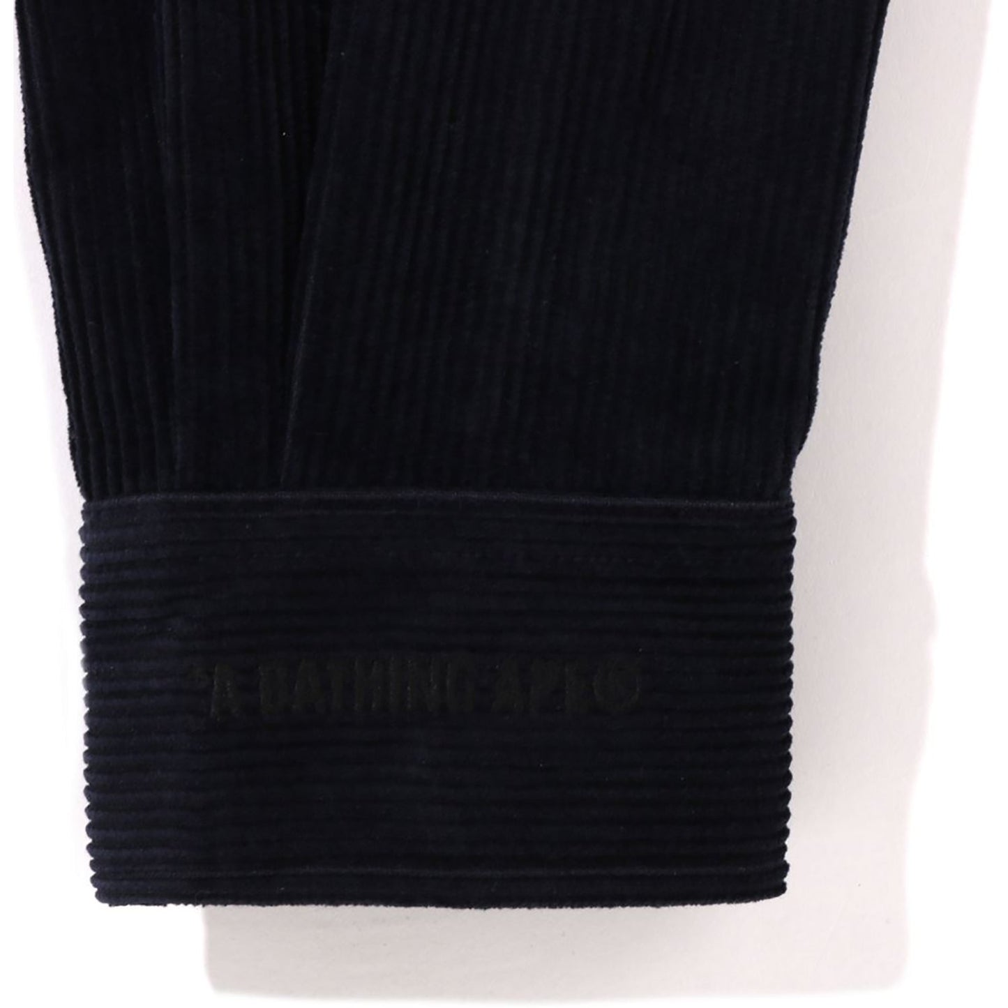 Chemise à manches longues en velours côtelé One Point pour homme