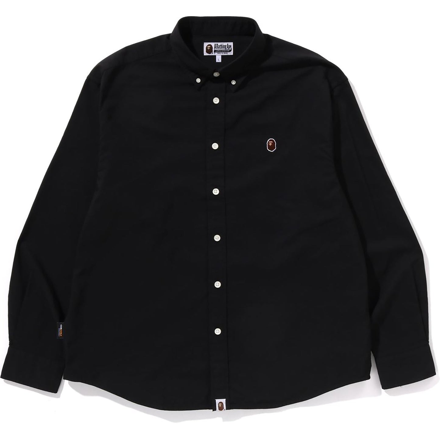 Chemise Oxford à manches longues One Point pour homme