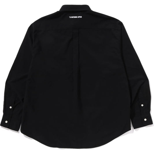 Chemise Oxford à manches longues One Point pour homme