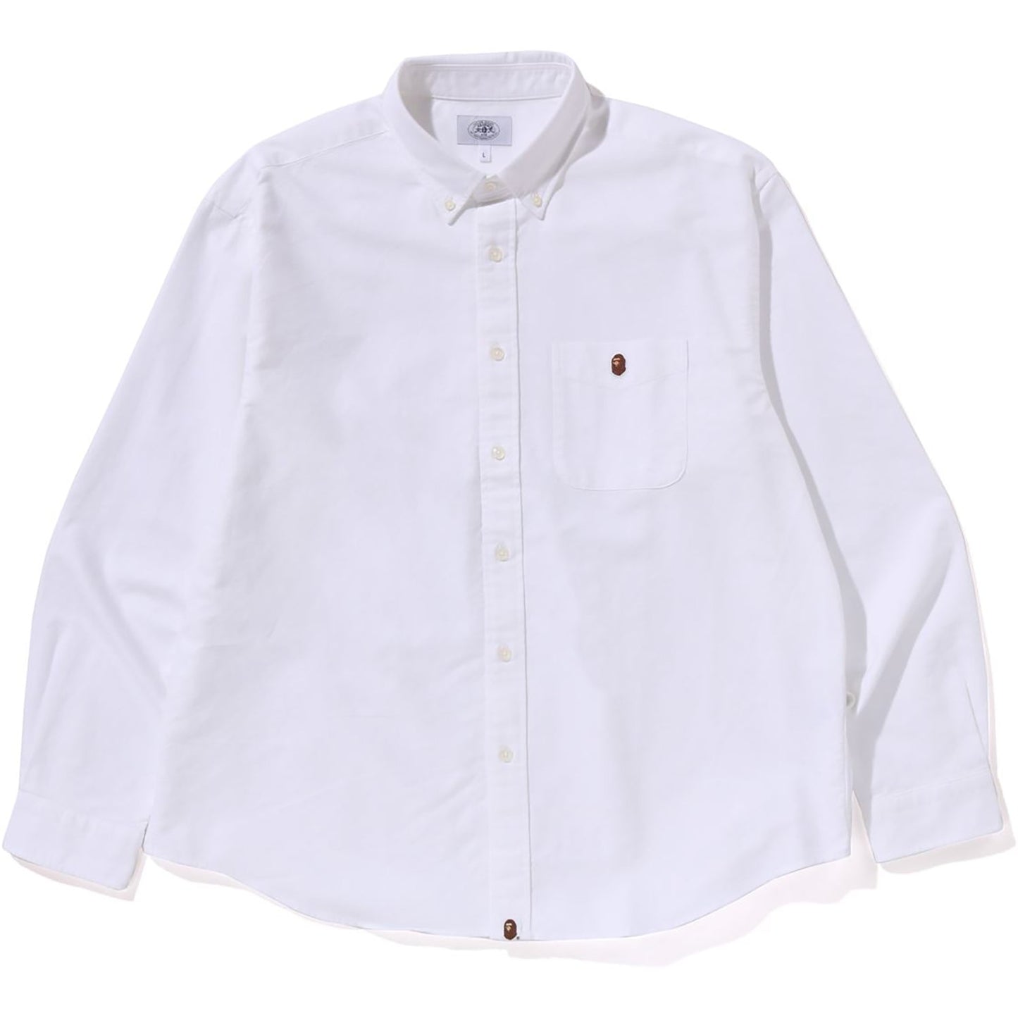 Chemise Oxford à manches longues One Point pour homme