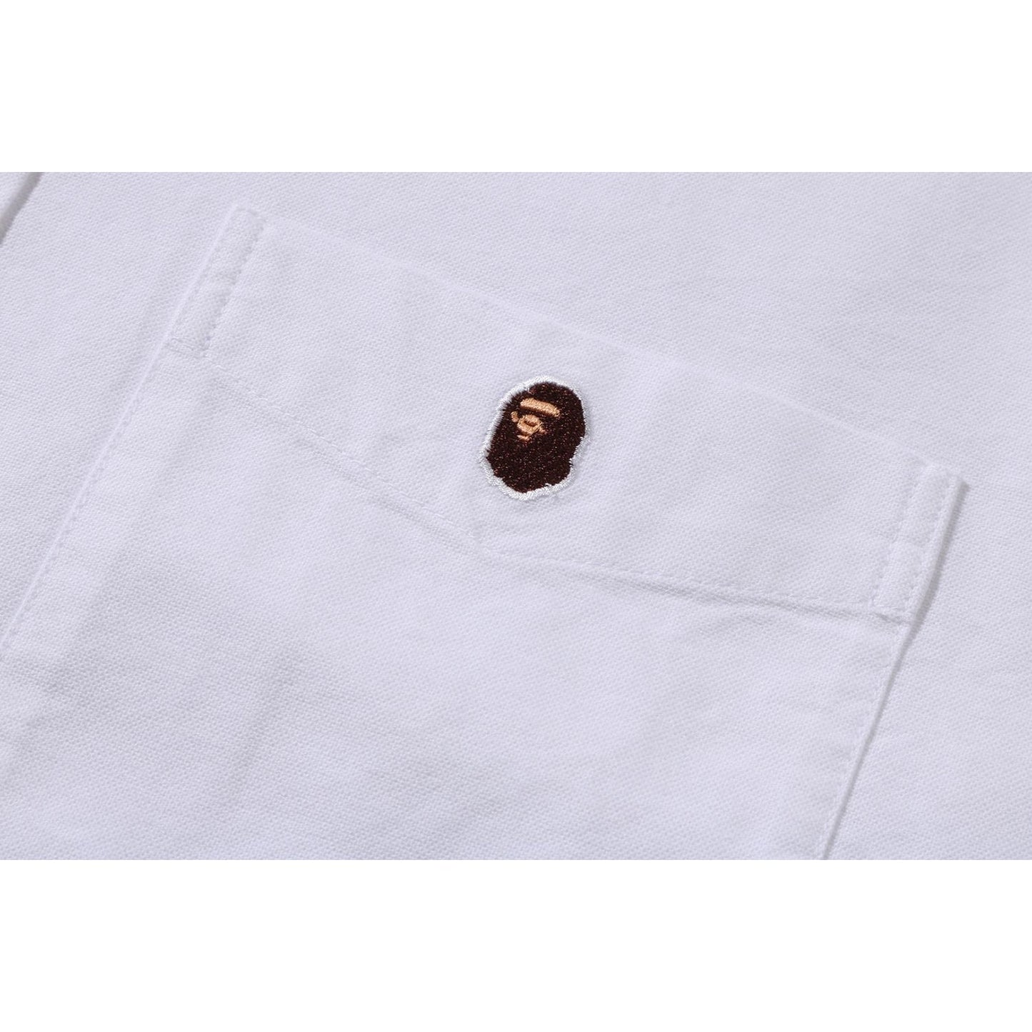 Chemise Oxford à manches longues One Point pour homme