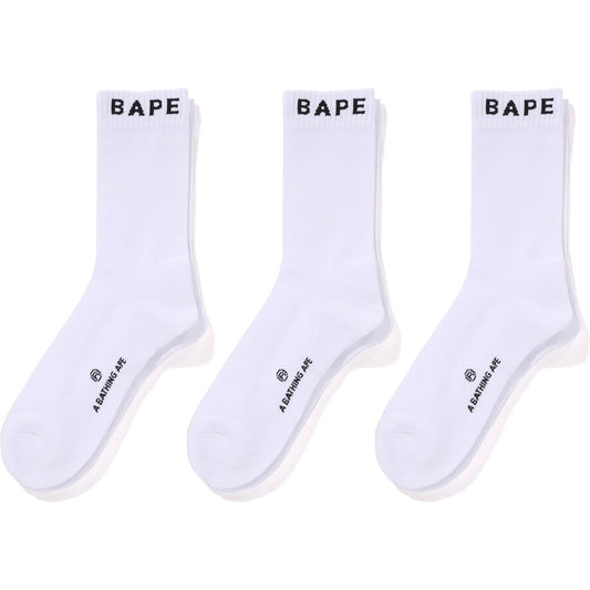 CHAUSSETTES BAPE 3 PAIRES HOMMES