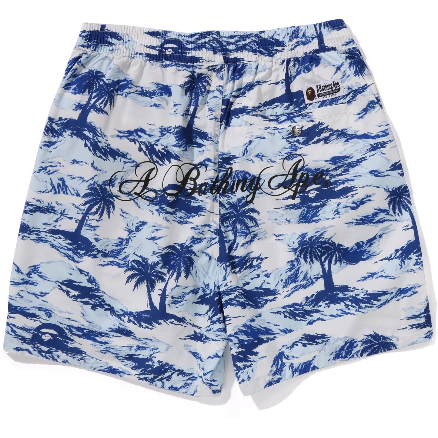 Palm Tree Camo Relaxed Fit Strandshorts Herren