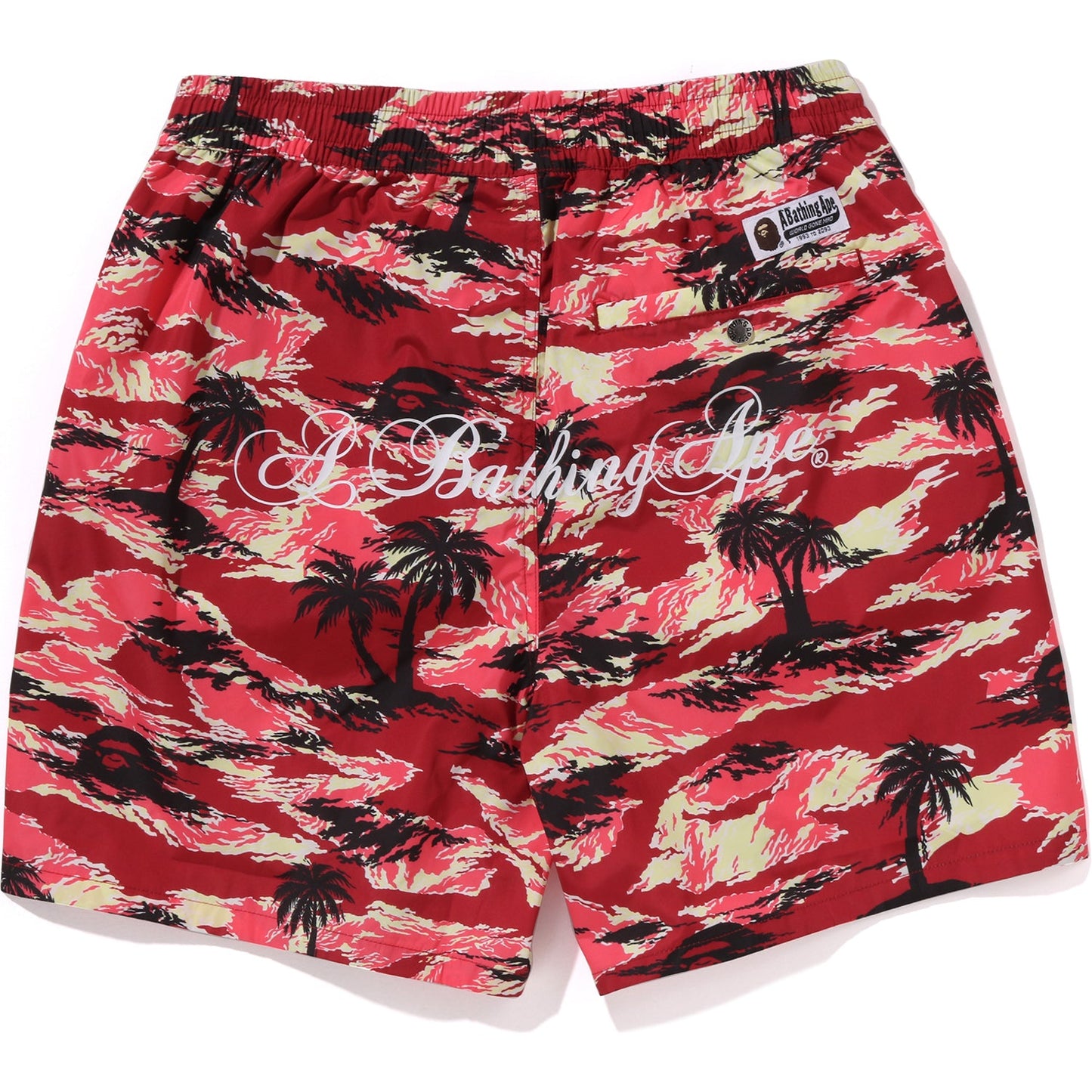Palm Tree Camo Relaxed Fit Strandshorts Herren