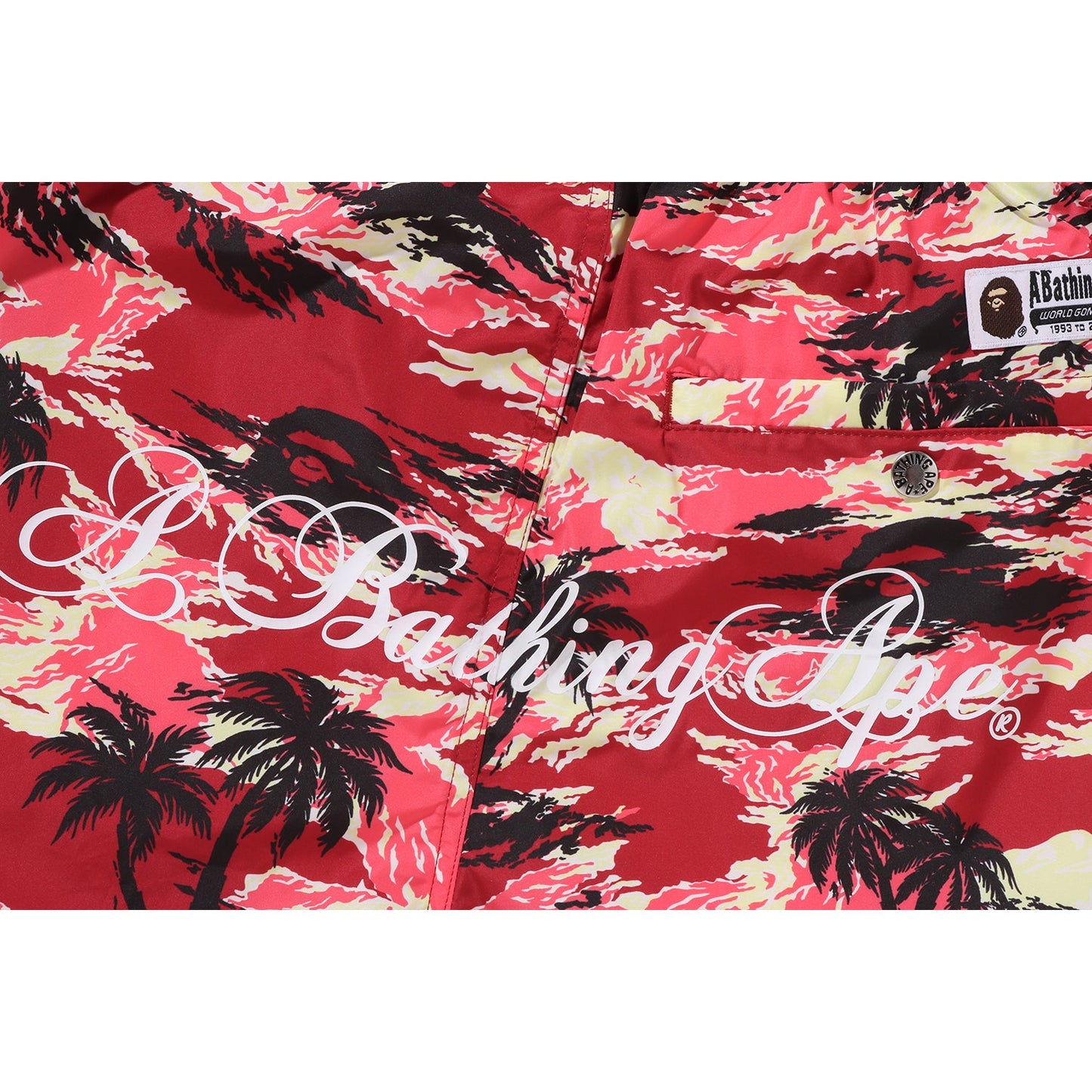 Palm Tree Camo Relaxed Fit Strandshorts Herren