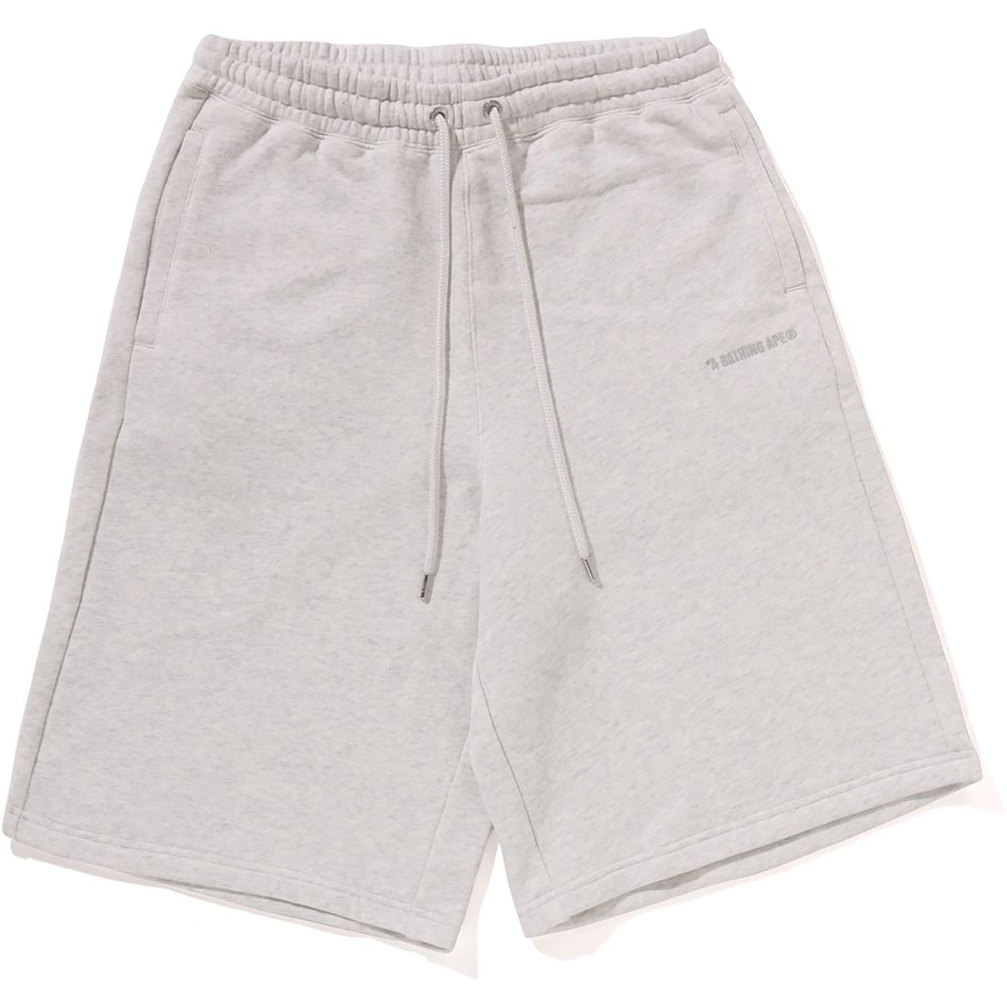 BATHING APE LOGO KNEE LENGTH RELAXED FIT SWEAT SHORTS MENS