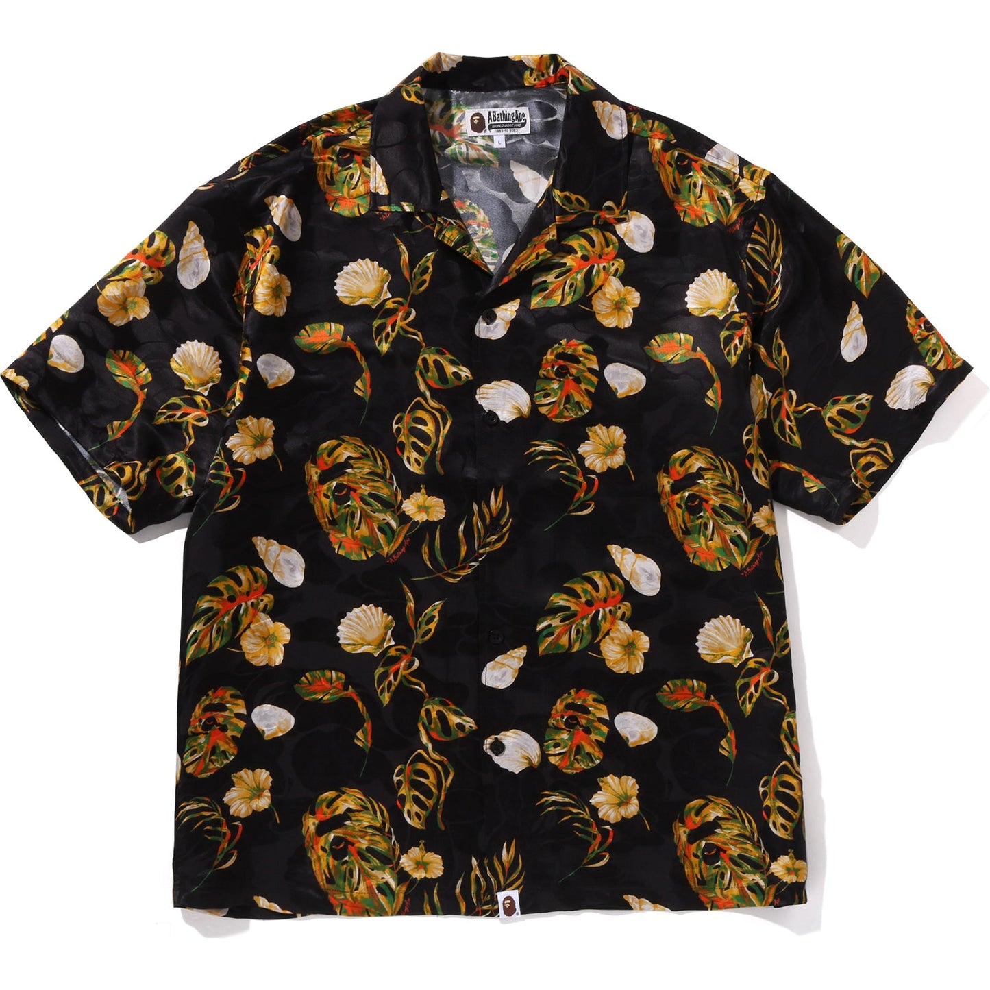 CHEMISE À COL OUVERT AVEC MOTIF VACANCES POUR HOMMES