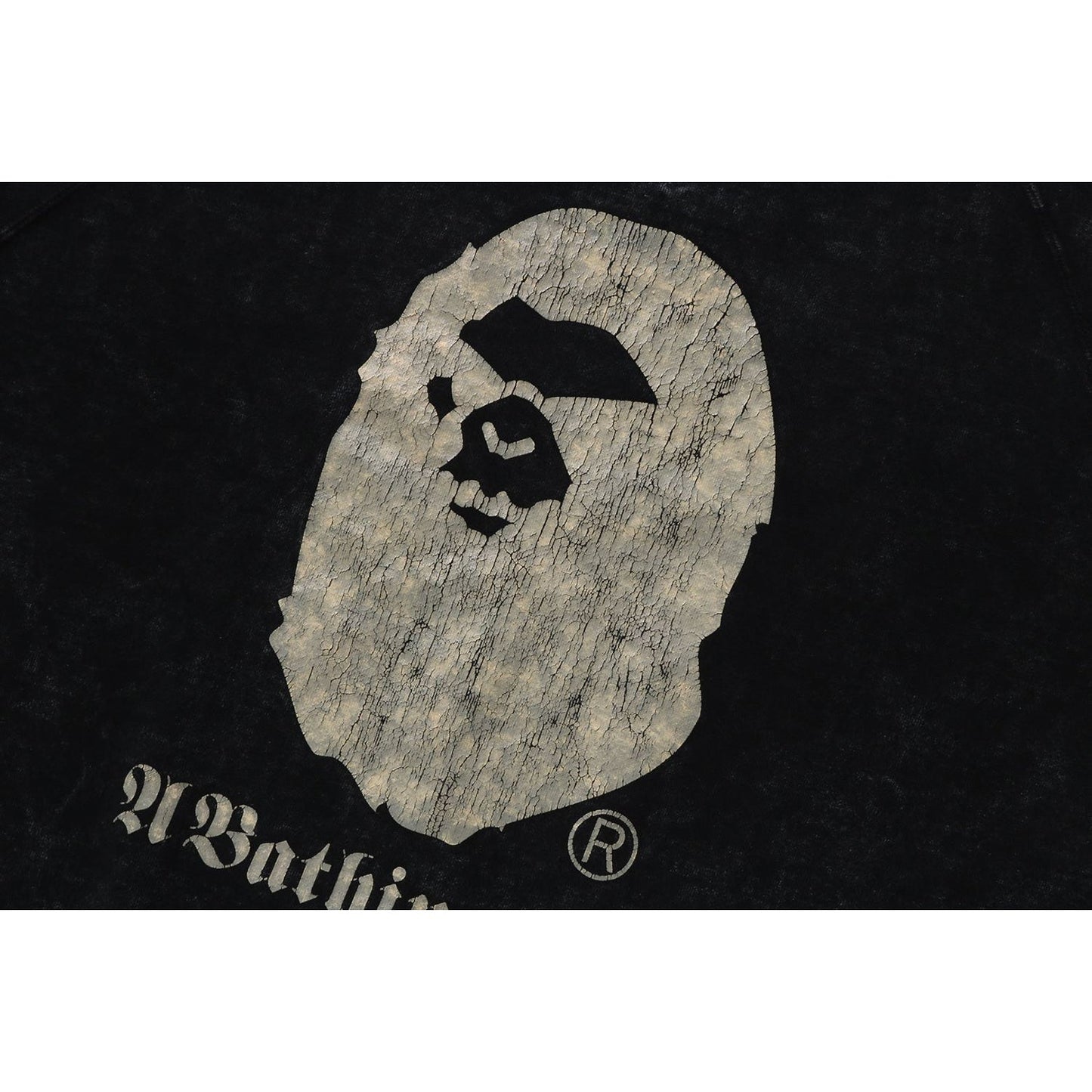 A BATHING APE TEINTURE SURTEINTE COUPE DÉCONTRACTÉE COL ROND HOMME