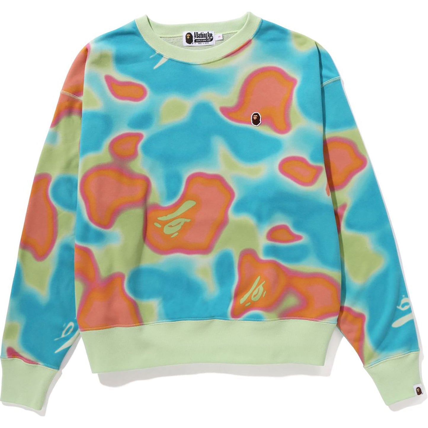 LIQUID CAMO CREWNECK WIDE FIT DAMEN