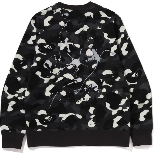 CITY CAMO PAINTING CREWNECK SWEATSHIRT MENS