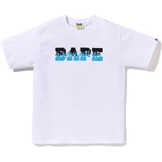 FLAME BAPE LOGO TEE HERREN