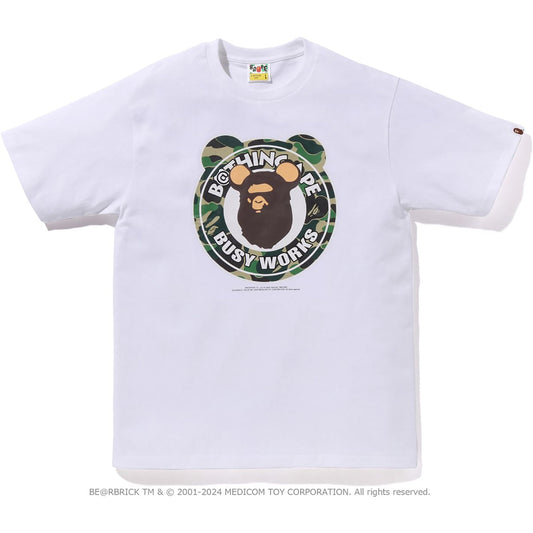 BAPE X MEDICOM TOY - ABC CAMO BE@R MILO AUF BAPE TEE HERREN