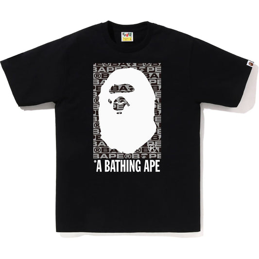 LUX SPORT PATTERN BOX APE HEAD TEE HERREN
