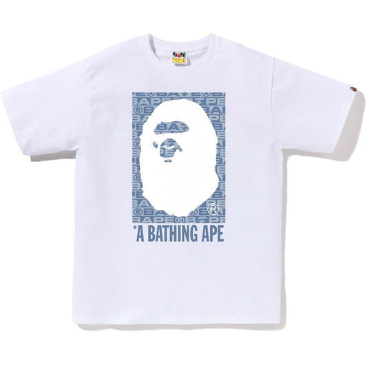 LUX SPORT PATTERN BOX APE HEAD TEE HERREN