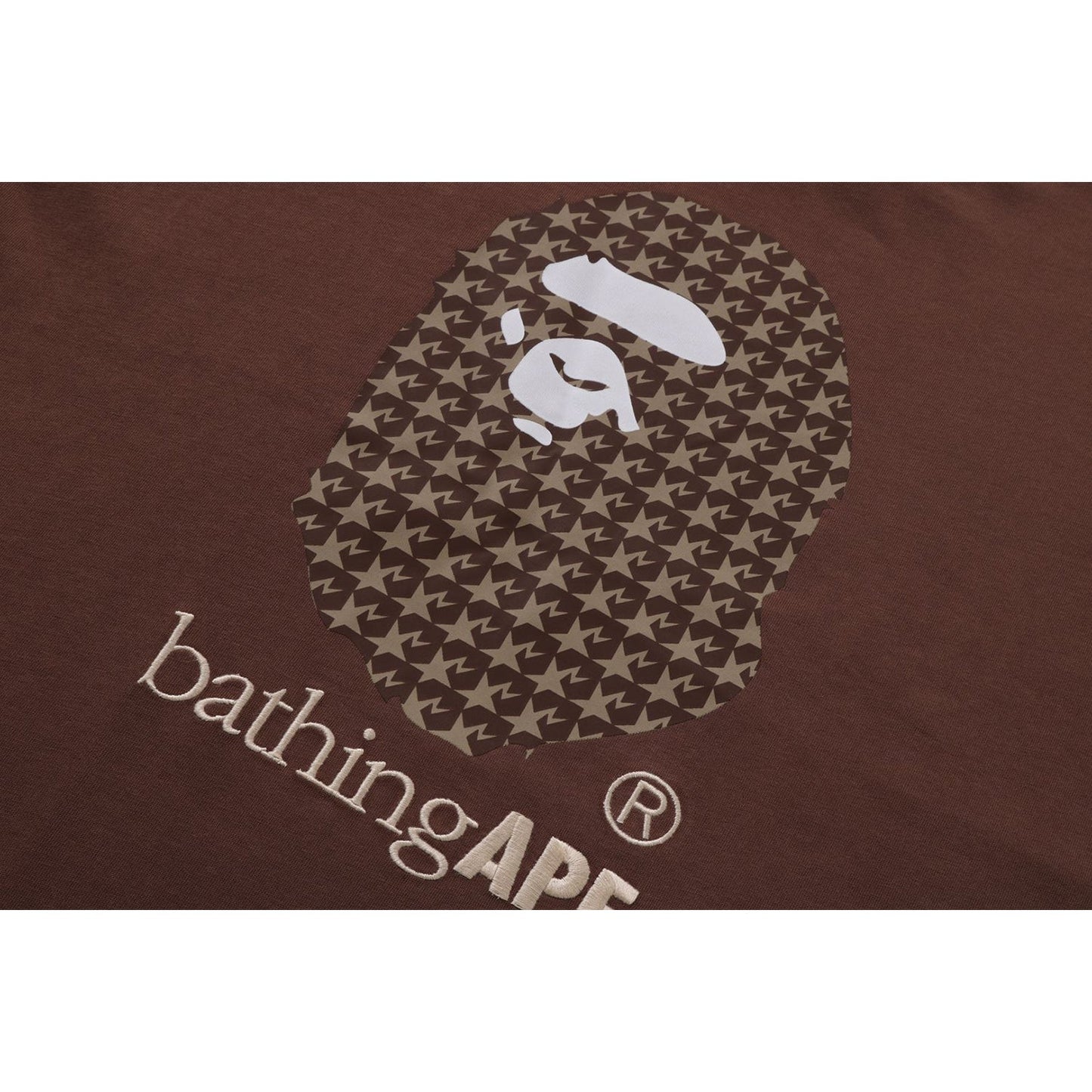 STA HOUNDSTOOTH BY BATHING APE RELAXED FIT TEE HERREN