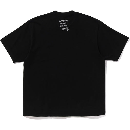 HANDGEZEICHNETES LOGO RELAXED FIT T-SHIRT FÜR HERREN