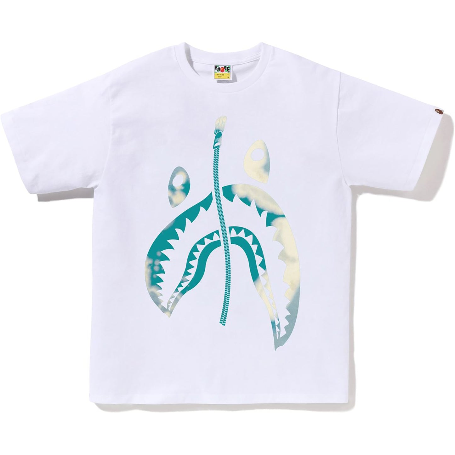 BAPE HERREN TIE DYE TWIST HAIFUSS-T-SHIRT