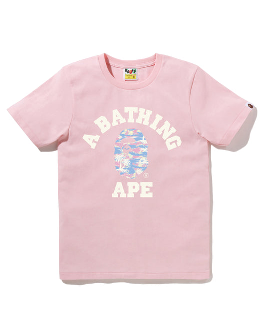 Palm Tree Camo College T-Shirt Damen
