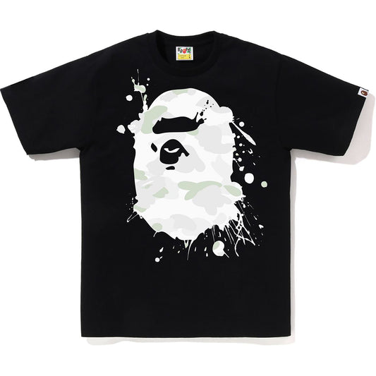 CITY CAMO PAINTING APE HEAD TEE HERREN