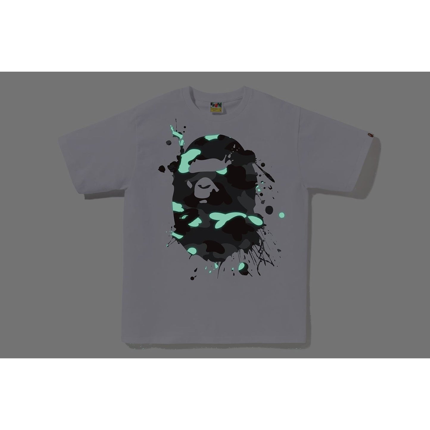 CITY CAMO PAINTING APE HEAD TEE HERREN