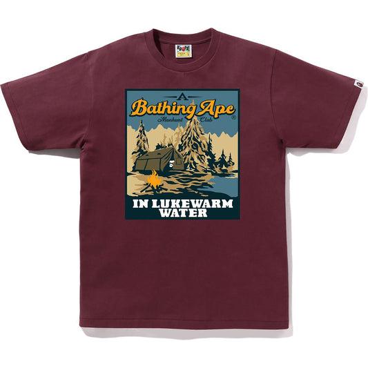 BAPE HERREN A BATHING APE BASE CAMP T-SHIRT