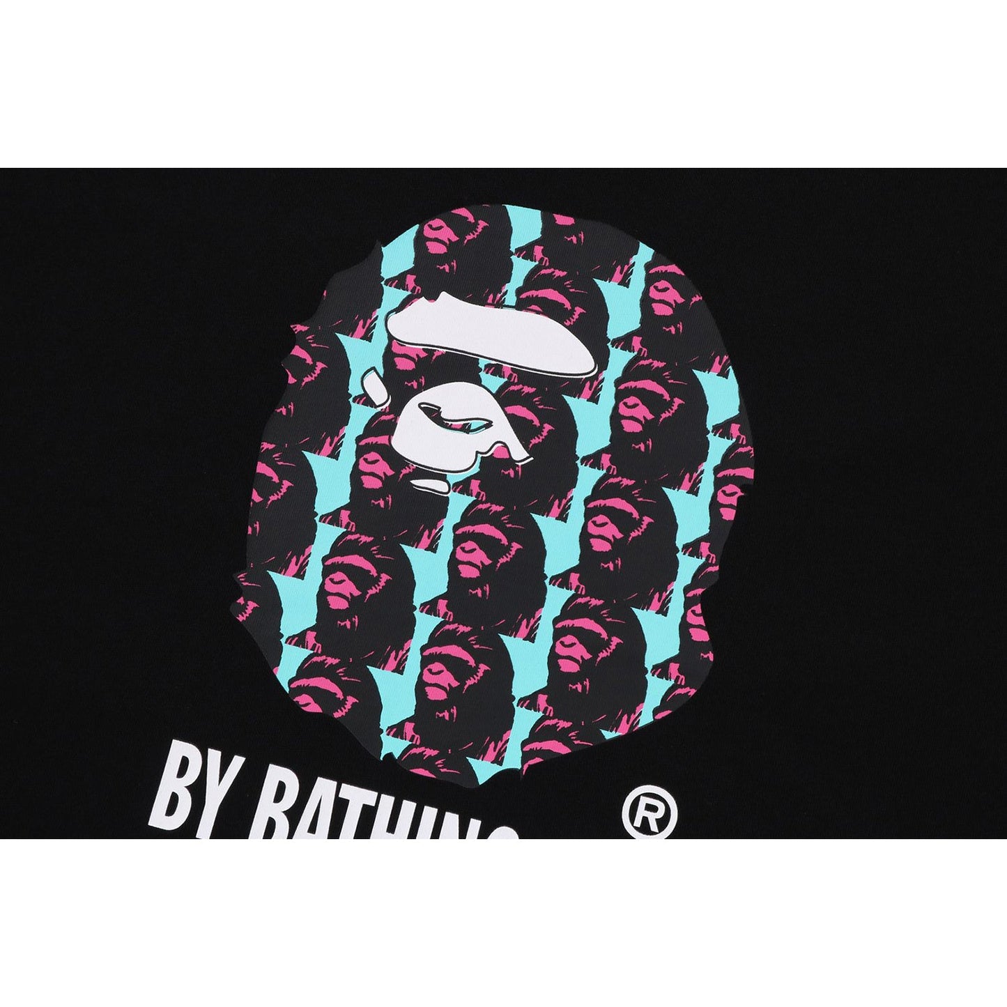 APE HEAD PATTERN BY BATHING APE RELAXED FIT TEE MENS