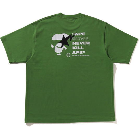 BAPE STA APE FACE RELAXED FIT TEE HERREN
