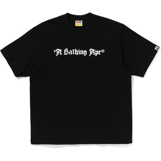 A BATHING APE LOGO RELAXED FIT T-SHIRT HERREN