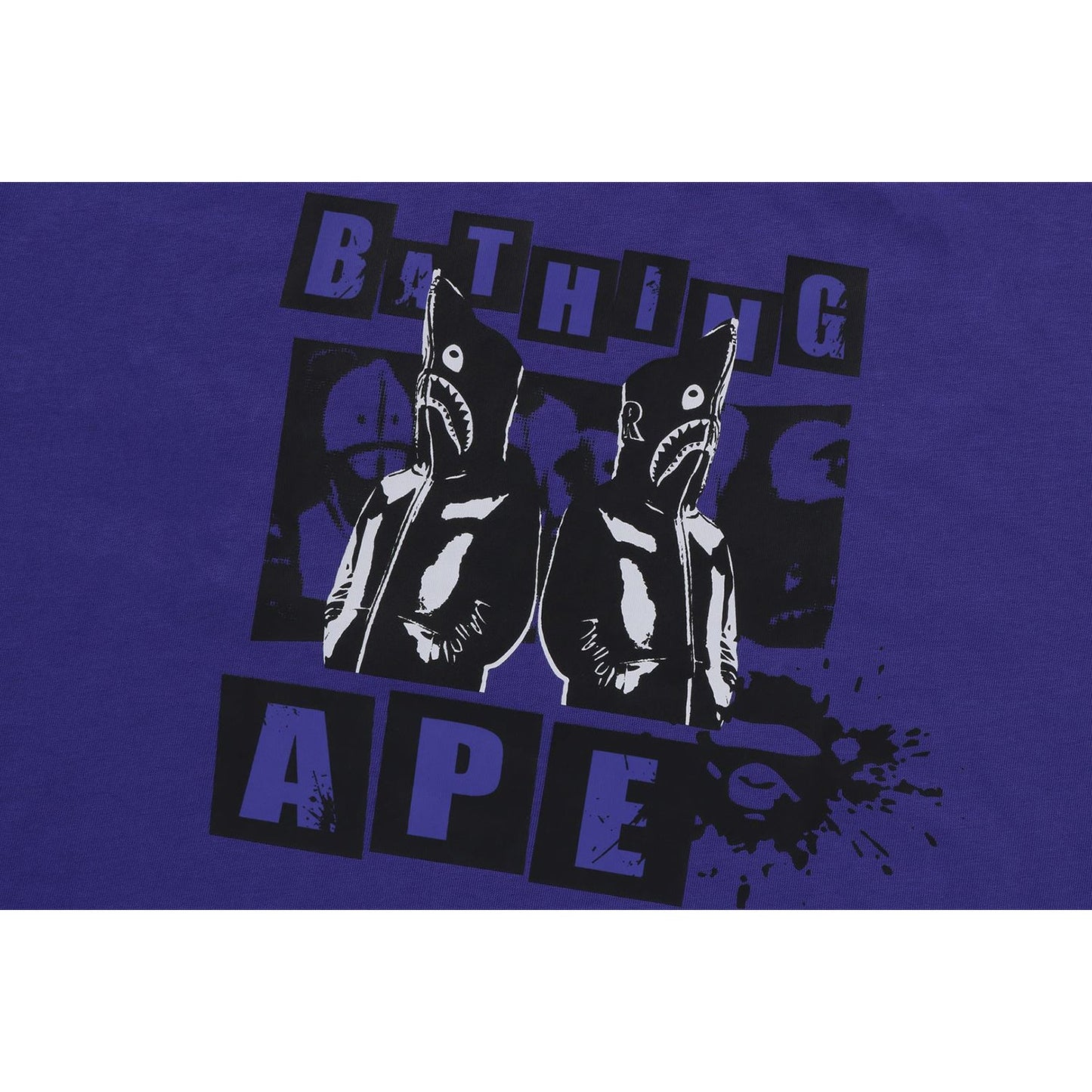 GRAFFITI BAPE LOGO RELAXED FIT TEE #2 HERREN