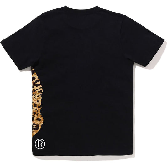 WILD LEOPARD MUSTER SEITE BIG APE HEAD TEE DAMEN