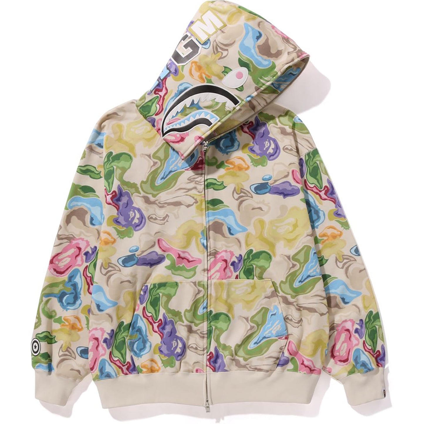 BAPE ART CAMO SHARK HOODIE HERREN