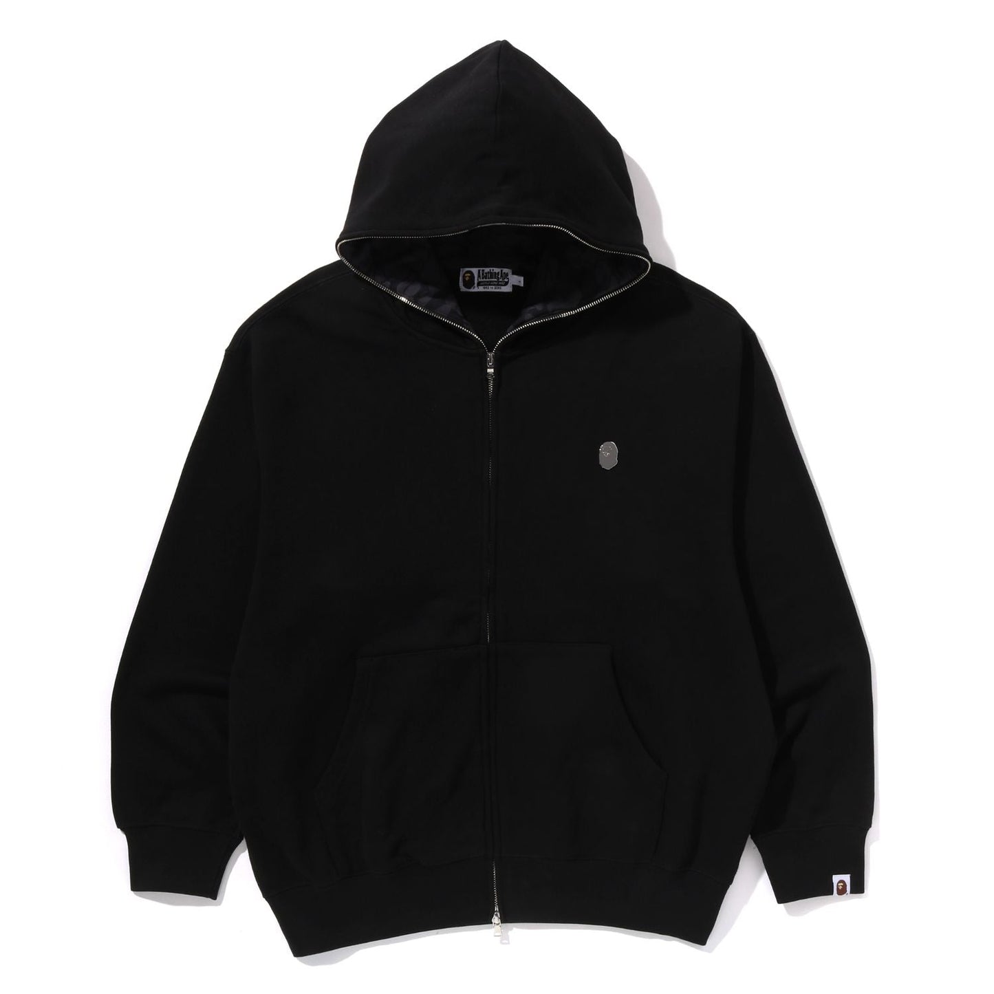 Sweat à capuche zippé coupe décontractée One Point pour homme